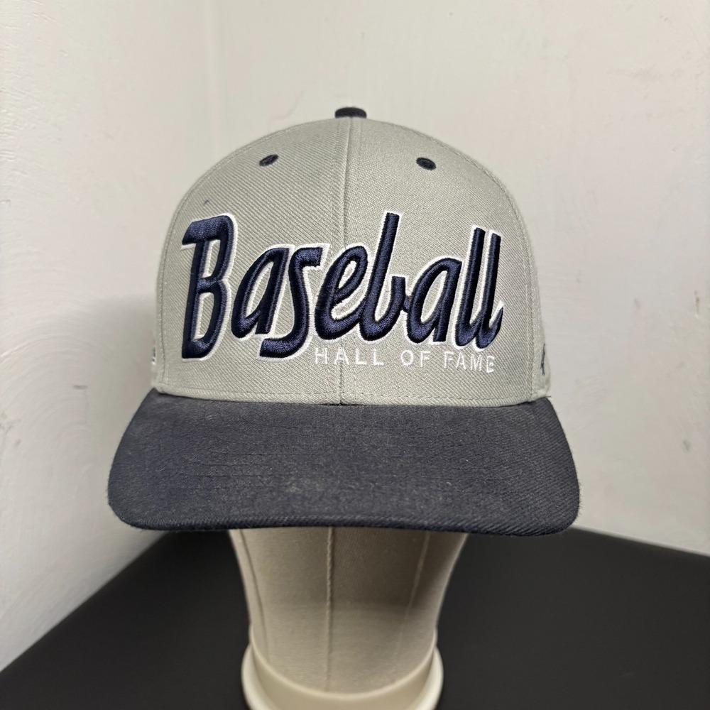 Rare '47 Brand Grey Baseball Hall of‎ Fame Snapback Hat Cap Unisex OSFM